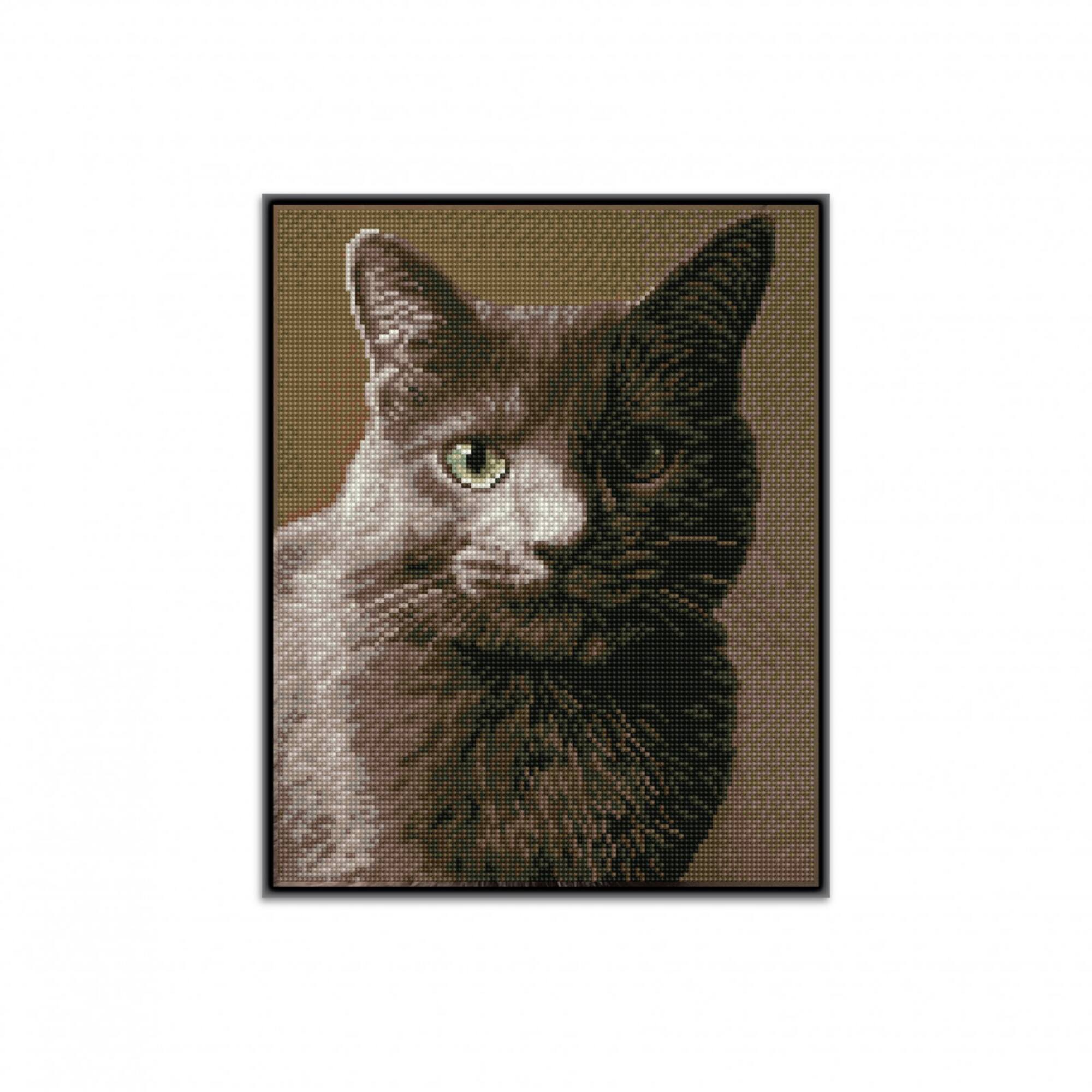 Diamond Dotz® Intermediate Smokey Pre-Framed Diamond Painting Kit